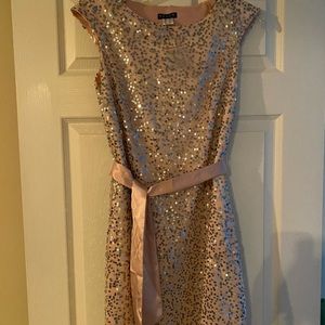 Brand new gold sequin dress